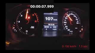 VW passat b7 2.0 (170) vs Audi A4 2.0 (170) 0-100 ACCELERATION TEST