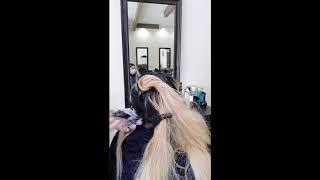 How to color and achieve Ice Blonde Hair