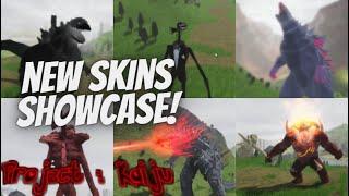 All Of the New Skins Showcase | Project Kaiju 4.0