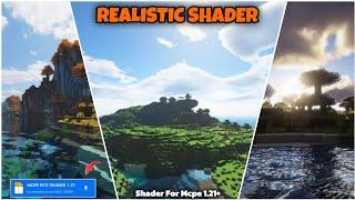 Realistic Shader For Minecraft PE 1.21.44 || Shader For Bedrock Edition (Android, iOS, Win 10) 1.21+