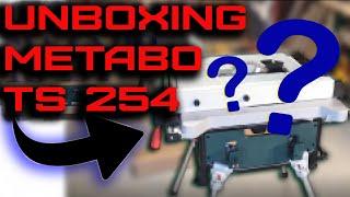 METABO TS 254 UNBOXING! Extremely light table saw ! / WE AND DIY