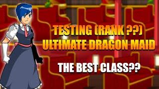 Testing (Rank ??) Ultimate Dragon Maid - Strongest class? - RedHero AQW Private Server