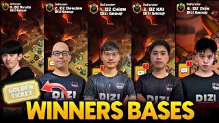 GOLDEN TICKET WINNER DIZI GROUP ALL BASES WITH PROOF| Th17 World Championship Base With Link