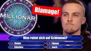 Wer wird Millionär: Die BLAMAGE des JAHRES?!