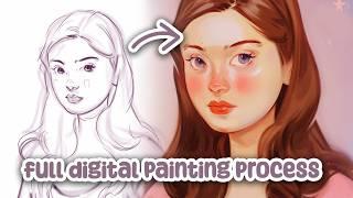 Clip Studio Paint Speedpainting   4k relaxing process