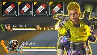 BURNING EVERYONE with ALL GOLD ITEMS in Apex Legends