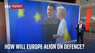 Ukraine: What will Brussels summit mean for European militaries? | Sky's Sean Bell explains