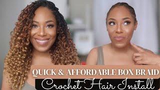 Quick & Easy Goddess Box Braids Crochet Hair Install| Lia Lavon