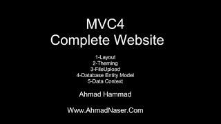 Complete MVC4 Website with theming and layout file upload database  (بالعربية)