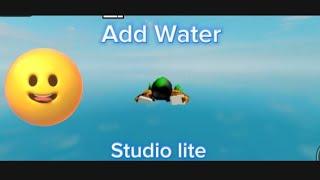 How To Add Water In Studio Lite Moblie - Tutorial Guide