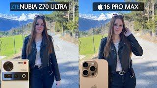 Nubia Z70 Ultra Vs iPhone 16 Pro Max Camera Test Comparison