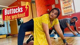 Buttocks and Abs Workout No Equipment | Buttocks (Hips) Abs Exercise at Home