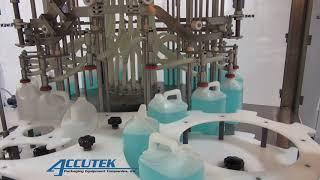 Biner Ellison Rotary Overflow Filler - Filling Machinery -  Accutek Packaging Equipment Company