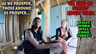 WE HAVE ALREADY STARTED TO GET TO IT | vlog, couple, life, tiny house, homesteading, off-grid |