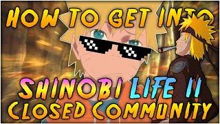 HOW TO GET INTO CLOSED COMMUNITY? | Tips & Discord Nitro Giveaway | Shinobi Life 2 Closed Community