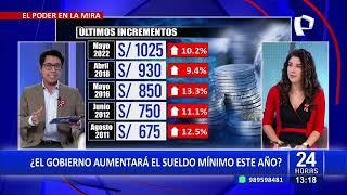 Ministro de Economía no descarta un aumento del sueldo mínimo este año: ¿qué dice el MTPE?