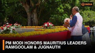 PM Modi Honors Mauritius’ Leaders Ramgoolam & Jugnauth & More Updates | DD India News Hour