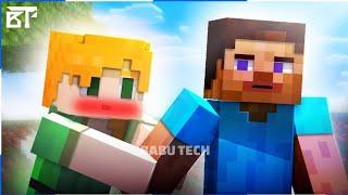 Alex Try to Disturb Steve Everytime | Babu Tech | Prisma 3D Minecraft Animation