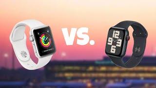 Apple Watch Series 3 VS. SE 2 COMPARISON IN 2024! 