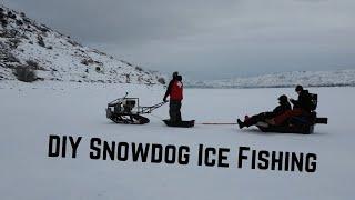 Ice Fishing with DIY SnowDog