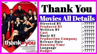 Thank You Movies All Details || Stardust Movies List