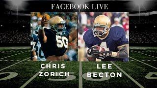 The Zorich Podcast with Lee Becton (10/1/20 Notre Dame)