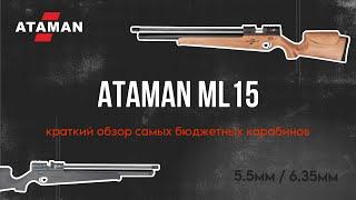 Обзор самого бюджетного PCP карабина ATAMAN ML15 российского производства