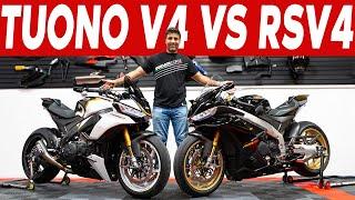 Aprilia SHOWDOWN! Pure Speed vs Practical Power?!? | RSV4 vs Tuono V4