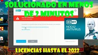 Licencia eset nod32 antivirus 13.1.21.0 hasta 2022  | ESET Internet Security License Key