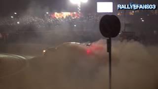 Crazy Audi Drift Action by Night Sport  at Rallyelegend Di San Marino 2019