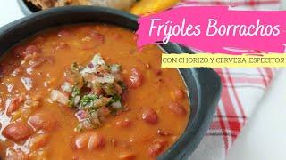 FRIJOLES BORRACHOS!!  Fríjoles rancheros con cerveza