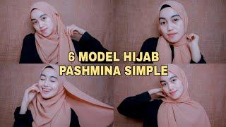 TUTORIAL HIJAB PASHMINA SIMPLE UNTUK SEHARI-HARI | AISYAH RUKMINI