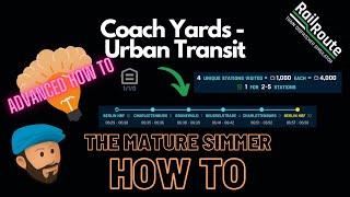 RAIL ROUTE HOW TOS | Coach Yards - Urban Transit | Rail Route Train Dispatcher Simulator