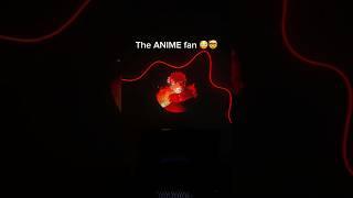 This fan is the best anime decor  #led #animefan #anime #ledlights #hologram #animeedits #shorts