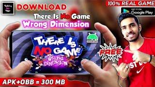 How to download There is No Game On Android | Techno Gamerz | MR. Crazy gaming