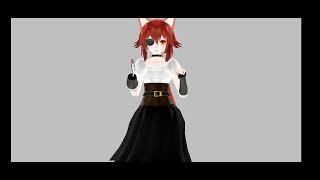 MMD X FNAF Female Foxy The Pirate - Sad Cat Dance Motion DL