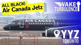 Air Canada Jetz All Black Airbus A320 Departs Toronto to Long Beach!