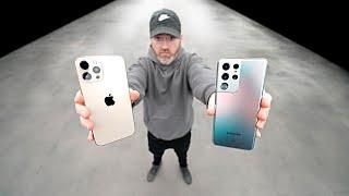 BLIND TEST - Galaxy S21 Ultra vs iPhone 12 Pro Max