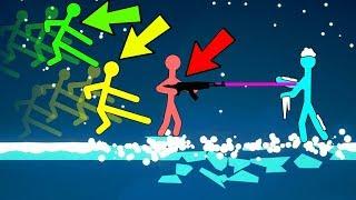 НАГЛЫЙ ЧИТЕР ПРОТИВ МАЛЕНЬКИХ ЧЕЛОВЕЧКОВ В STICK FIGHT THE GAME! УГАРНАЯ БИТВА В СТИК ФАЙТ!