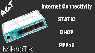 MikroTik RouterBoard STATIC | DHCP | PPPoE Client Internet Connectivity Setup