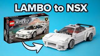 Turning the LEGO Lamborghini into an Acura NSX | Speed Champions