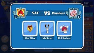 Angry Birds Friends. Star Cup Brawl! SAF vs Thunders. Passage from Sergey Fetisov