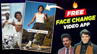 Face Swap Video In Just One Click  | Face Change Video Editing | Face Swap Video