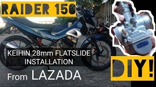 Keihin pwk 28mm (flatslide) installation | Raider 150