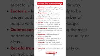 Master English Vocabulary | 100+ Words with Meanings, Examples & Usage  Improve Your Language Skills