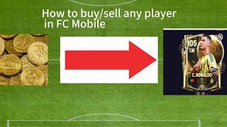 How to buy/sell players in FC Mobile tutorial