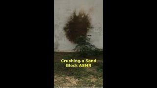 Crushing a Soft Sand Block ASMR