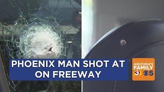 Phoenix man shot at random while driving on State Route 51