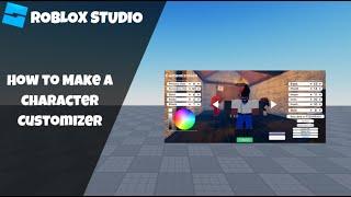 How to make Character Customization in Roblox! [Part 1] (Roblox Studio Scripting Tutorial 2024)