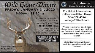 Caring Community: Kiwanis Wild Game Dinner